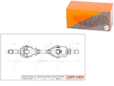 ПІВВІСЬ ПРИВІДНА CITROEN C3 02-10 P DRIVE+