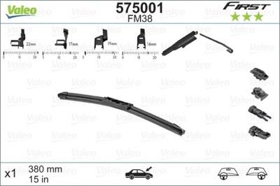 ЛИСТ ДВОРНИКИ FIRST MULTICONNECTION 575001