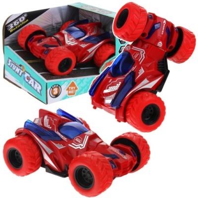 Autko Przewrotek Samochód Kaskaderski z Napędem Twister 360 ° - czerwone