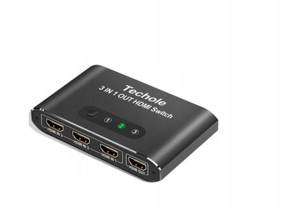 PRZEŁĄCZNIK HDMI 3 PORTOWY TECHOLE HS301 MICRO USB