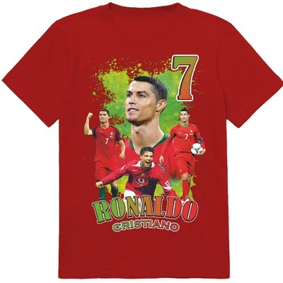 KOSZULKA DZIECIĘCA T-SHIRT DLA DZIECKA KOSZULKA CRISTIANO RONALDO 140 146 J