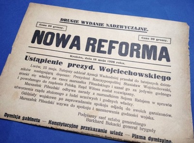 Zamach majowy - Ustąpienie Prezydenta... 1926