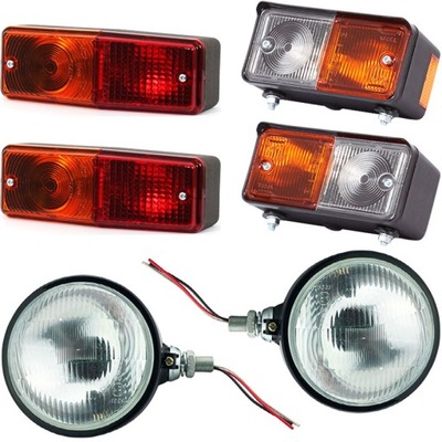 JUEGO FAROS ZESPOLONYCH URSUS C360 C-360 C330 C-330 FAROS REJILLAS JUEGO  