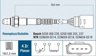 SONDA LAMBDA AUDI  