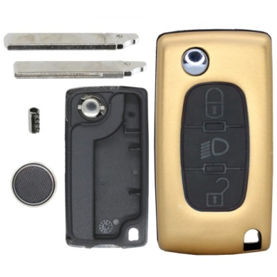 Корпус ключа citroen c2 c3 c4 c5 c6 c8 ds3 ds4 фото №1
