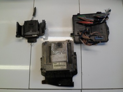 Renault scenic iii 1.6dci бортовий комп'ютер набір стартовий 0281018659 фото №1