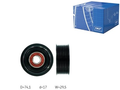 Skf ролик напрямна ремінь honda accord vii accord фото №1