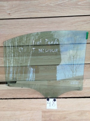 Стекло боковая дверь левый задняя fiat panda ii 5d фото №1