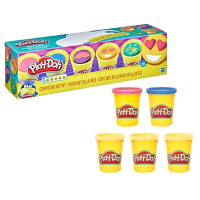 PlayDoh F4715 5 tubek 567g Ciastolina Radosne kolory