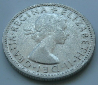 Australia - Elżbieta II - 1 Shilling - 1954 r. Ag