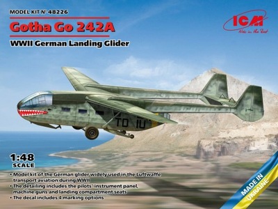 ICM 48226 1/48 Gotha Go 242A, WWII German Landing Glider