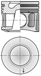 ПОРШЕНЬ FORD 86 41008600 KOLBENSCHMIDT ПОРШЕНЬ