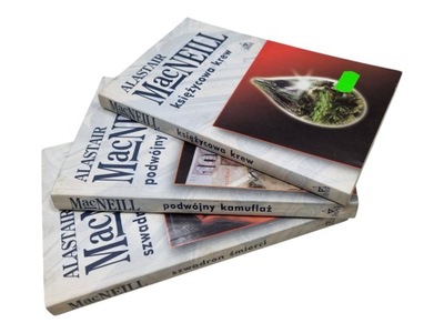 ALASTAIR MACNEILL ZESTAW 3 KSIĄŻEK