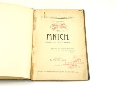 Mnich (Józef Korzeniowski, 1906)