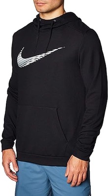 Bluza Nike męska kangurka czarna bawełniana