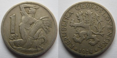 Czechosłowacja 1 korona 1924