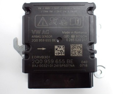Датчик модуль подушек подушка безопасности 2q0959655be skoda scala 24r фото №1