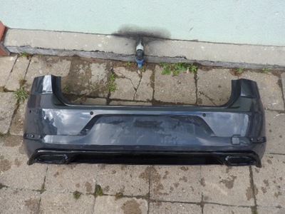 Vw golf 7 vii lift r-line бампер задня задній балка напрямні фото №1