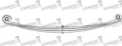 Рессора volvo schomäcker 09714000, o.e. 257928 фото №1