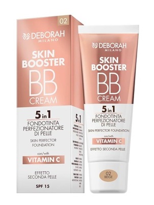 Krem BB 02 Beige Deborah Skin Booster BB Cream SPF15 30ml