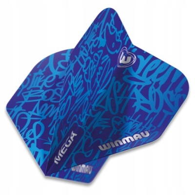 PIÓRKA WINMAU MEGA STANDARD NIEBIESKIE DART