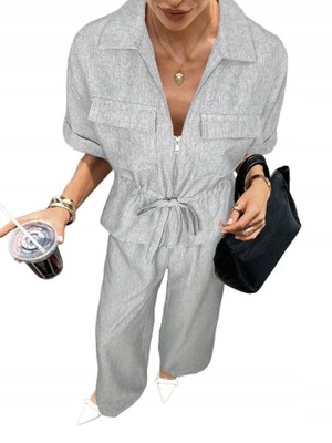 him KOMPLET DAMSKI SZARY S