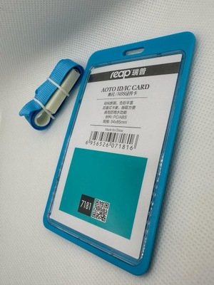 Etui Holder identyfikator na karty niebieski