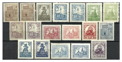 1925 Polska Fi.205-215 * Odmiany Fi.213I , Fi.214II RÓŻNE RYSUNKI gwar. PZF