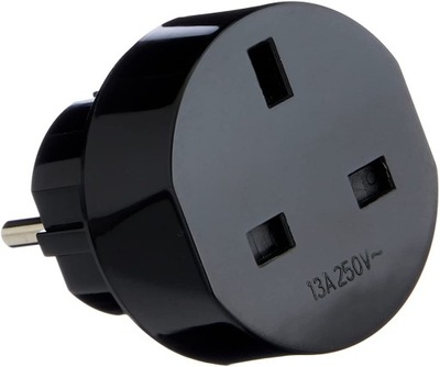 Adapter Podróżny UK=>PL Wlk.Brytania=>Polska