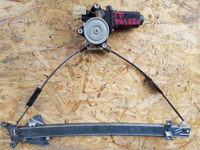 MITSUBISHI PAJERO II 2.8TD 4M40 LIFT DEVICE MECHANISM GLASS RIGHT FRONT 3D  