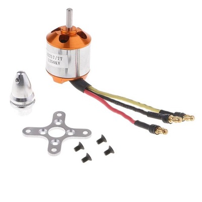 Metalowy silnik bezszczotkowy A2217 1250KV do