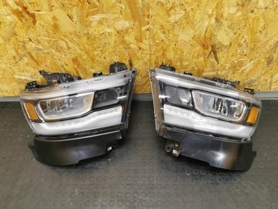 DODGE RAM V 5 FAROS PARTE DELANTERA JUEGO COMPLETO DIODO LUMINOSO LED ORIGINAL DERECHA IZQUIERDA  