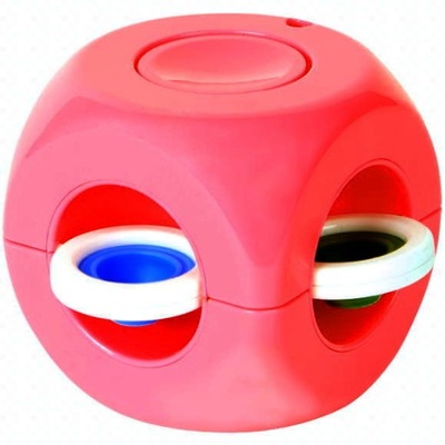 Zabawka odstresowująca 3w1 Magical Gyro Cube czerwona