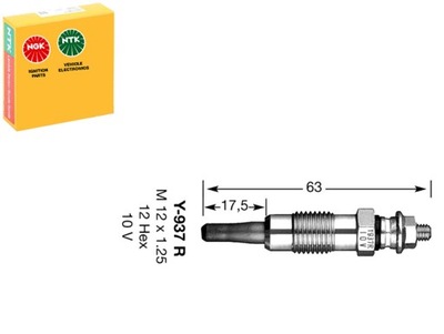 СВЕЧА НАКАЛА FORD 1,8D TD TDC NGK