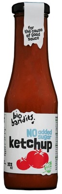 Ketchup bez cukrów BIO 325 ml - Bio Bandits