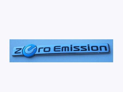 EMBLEMA INSIGNIA ZERO EMISSION DE TAPA PARTE TRASERA NISSAN LEAF 13-16  