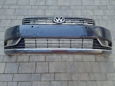 Vw passat b7 3aa бампер передний перед решётка радиатора решётка радиатора фото №1