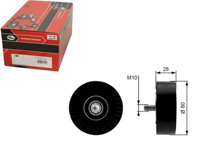 Ролик напрямна ремінь bmw 1 e81 1 e82 1 e87 фото №1