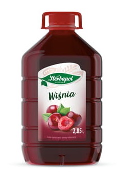 Herbapol Syrop o Smaku WIŚNIOWYM 2,85L WIŚNIA