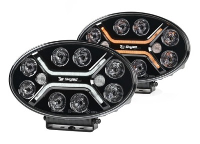 Фара дальний свет skyled jumbo ovum flash led с освещение pozycyjnymi фото №1