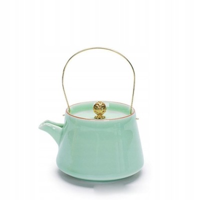 Ceramiczny dzbanek na herbatę Celadon 240 ml, dzba