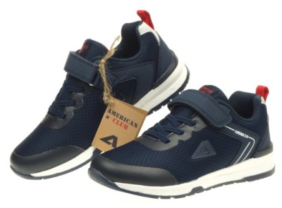 Buty Sportowe AMERICAN CLUB Adidasy Lekkie Rzep 33
