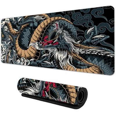 Large Game Mouse Pad Japanese Dragon Gaming A