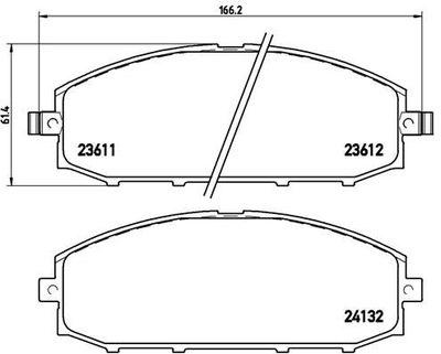 ZAPATAS HAM. PARTE DELANTERA NISSAN PATROL GR II 97-  