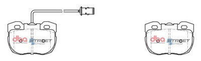 DBA AUSTRALIA DB1176SS КОМПЛЕКТ КОЛОДОК ШАЛЬМІВНИХ, ГАЛЬМА TARCZOWE