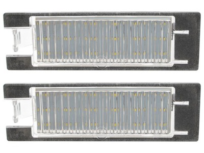 Фонари led подсветка номерного знака регистрационный jeep renegade 14- фото №1