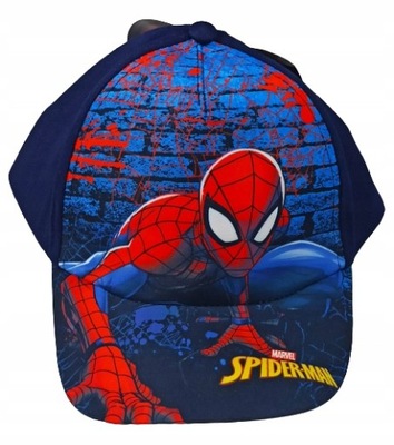 Czapka Spiderman r. uniwersalny granatowo-czerwona