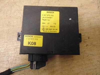 Модуль света mercedes w220 s500 0307870002 фото №1