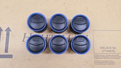 Ford fiesta mk6 v 2005-2008 r lift fusion fl решітка обдув niebieska рамка фото №1