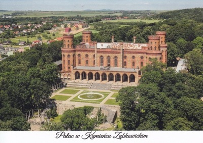 KAMIENIEC ZĄBKOWICKI - PAŁAC - Z LOTU PTAKA